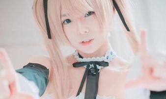 精选红丝绒女仆套图，Maruemon(마루에몽)DJAWAPhoto展现女性柔美与力量的结合