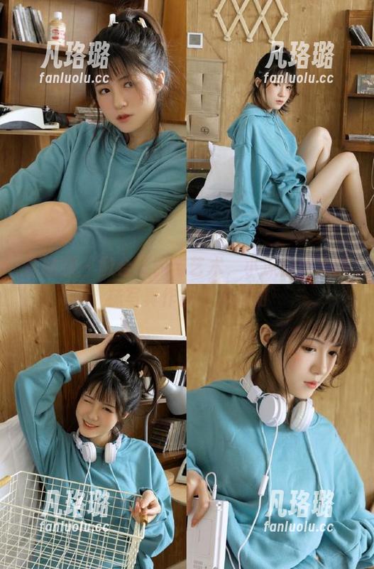 袜啵啵 - 融合美丽与艺术，小沫白丝大腿袜写真作品令人心动